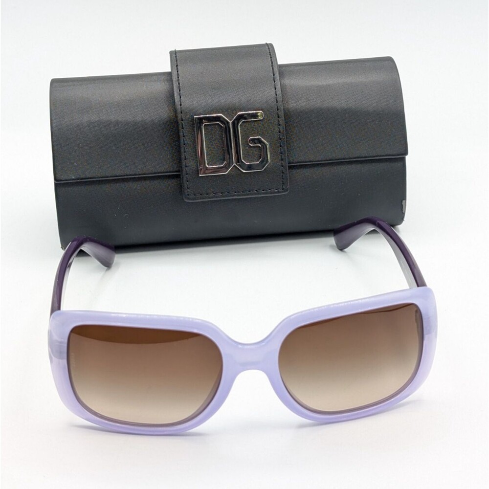 Dolce & Gabbana Lavender Gradient Square Sunglasses - Picture 9 of 16